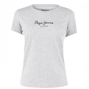 image of Pepe Jeans Core Logo T-Shirt - 933 GREY