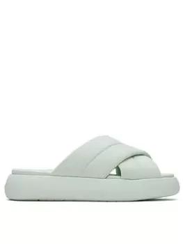 Image of TOMS Alpargata Mallow Crossover Sandal - Mint, Green, Size 5, Women