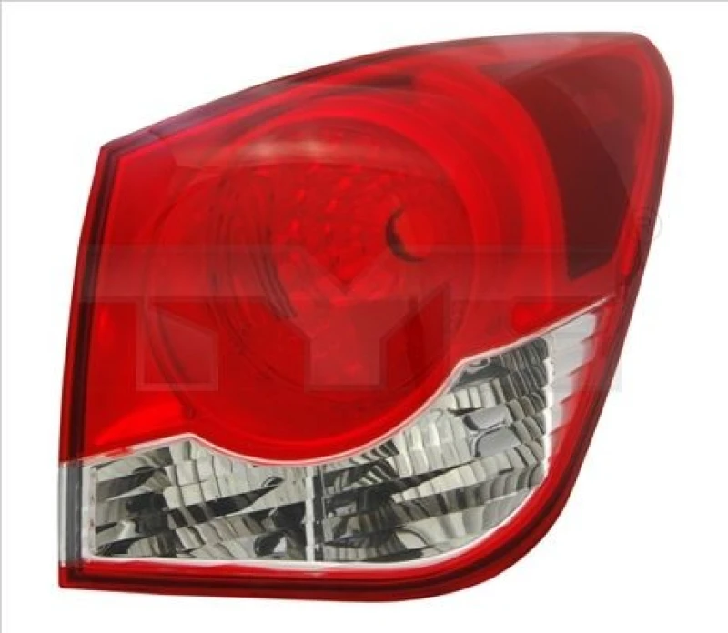 Image of TYC 11-11724-01-9 Rear light Outer section, without bulb holder, Left Combination Rearlight (391)