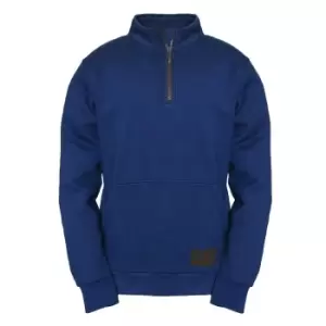 image of Caterpillar Mens AG Half Zip Pull Over Jumper Fleece Jacket M - Chest 38-40' (96-101cm)