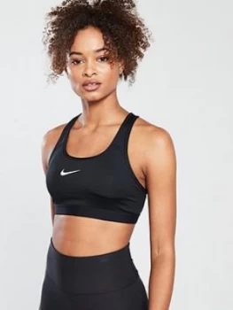 image of Nike Training Classic Padded Bra - Black, Size S, Women