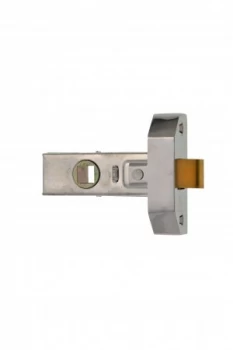 Image of Wickes Rebated Tubular Door Latch - Chrome 63mm