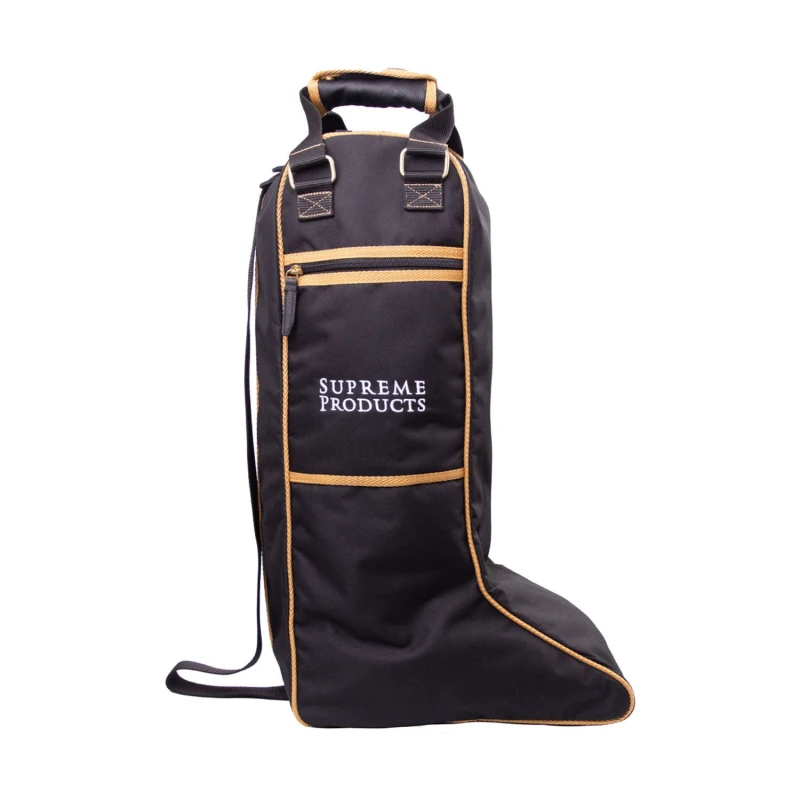 Image of Supreme Products Mens Pro Groom Riding Leather Pad Boot Bag in Black Male One Size