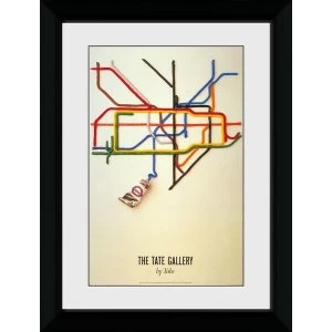 image of Transport For London Tate 50 x 70 Framed Collector Print