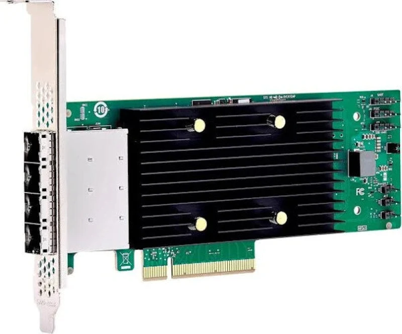Image of Broadcom HBA 9600-16e - Storage controller - 16 Channel - SATA...