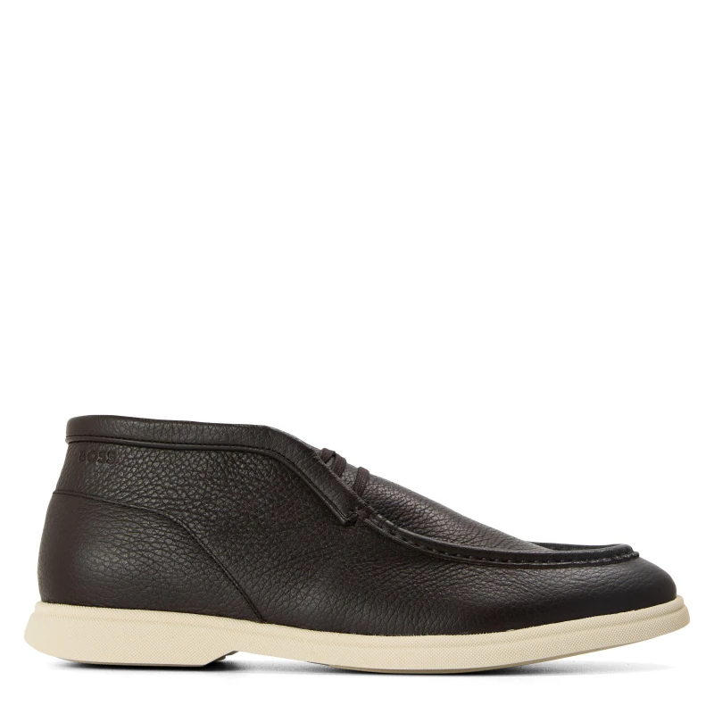 Image of Boss Mens Sienne Desb Chukka Boots Dark Brown male 7 (41)