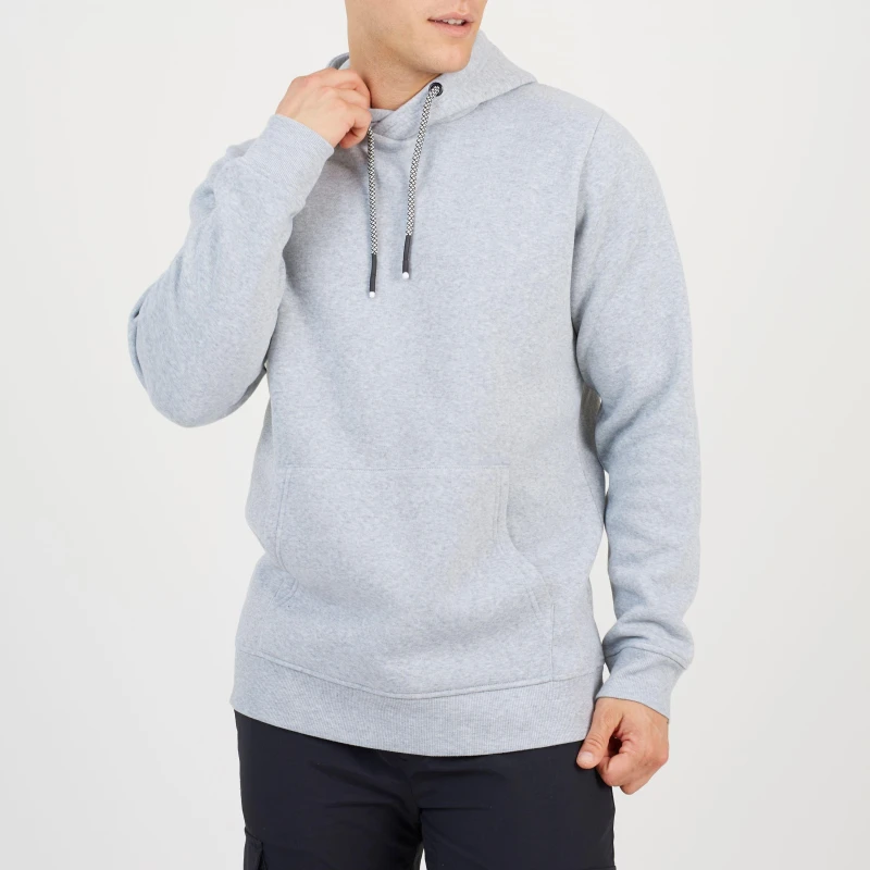 Image of Brave Soul Brave Soul Men Hoodie With Kangaroo Pocket in Grey Size: Small Grey S Male 5063487006991
