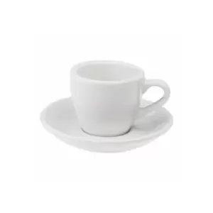 image of Loveramics - Espresso cup with a saucer Egg White, 80 ml