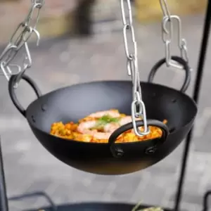 Image of Outdoor Colorado Black Small Metal Cooking Dish Black
