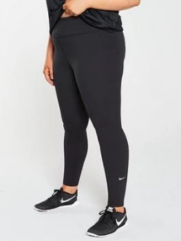 image of Nike The One Legging (Curve) - Black, Size 18-20=1X, Women