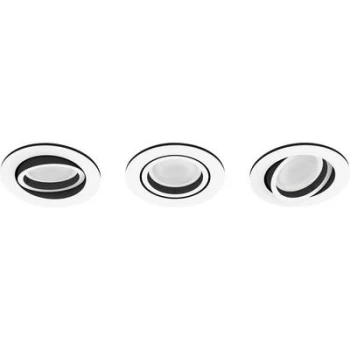 Image of Philips Lighting Hue LED ceiling light 871951434288000 Hue White & Col. Amb. Centura Einbauspot 3 flg. weiß 3x350lm GU10 17.1 W