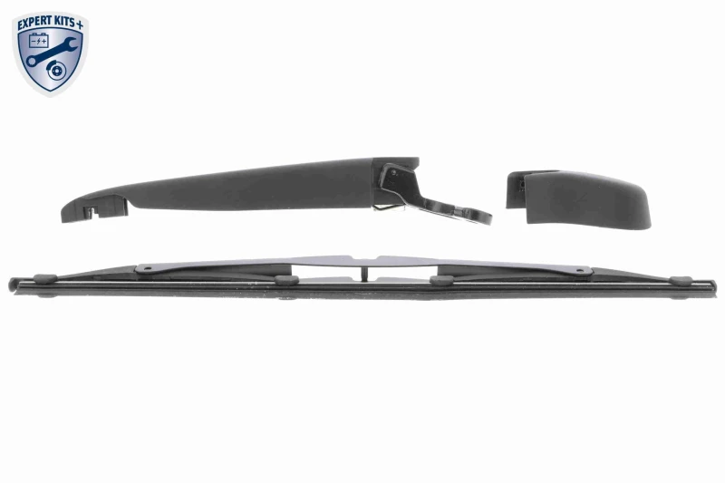Image of VAICO V95-0293 Wiper Arm Set, window cleaning with integrated wiper blade PBT, GRP (Glass fibre Reinforced Plastic) Wiper Arm Set,window cleaning (654