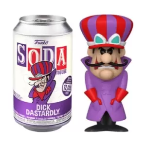 Hanna Barbera Dastardly Vinyl Soda Figure in Collector Can