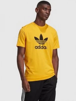 image of adidas Originals Trefoil T-Shirt - Gold Size M Men