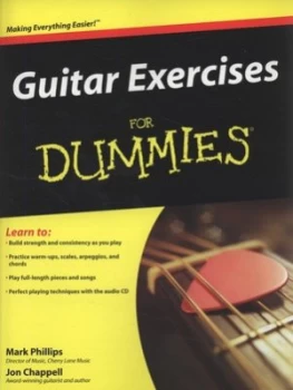 Image of Guitar Exercises for Dummies by Mark Phillips Book