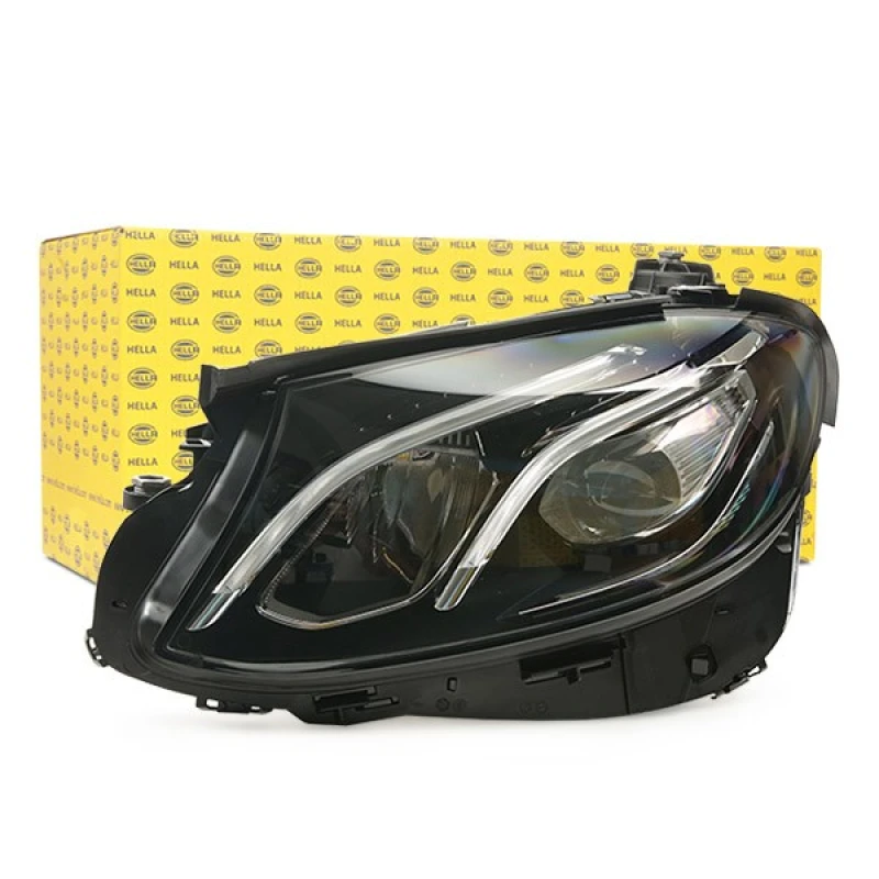 Image of HELLA 1EX 012 076-511 Headlights LED, without LED control unit for daytime running-/position ligh, Left, LED Headlight (259)