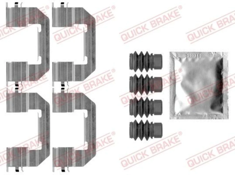 Image of QUICK BRAKE Brake pad fitting kit QUICK BRAKE 109-0011