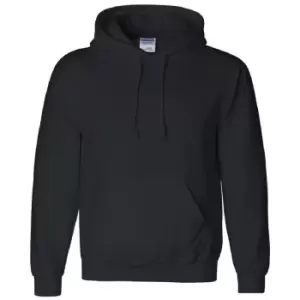 image of Gildan Heavyweight DryBlend Adult Unisex Hooded Sweatshirt Top / Hoodie (13 Colours) (M) (Black)