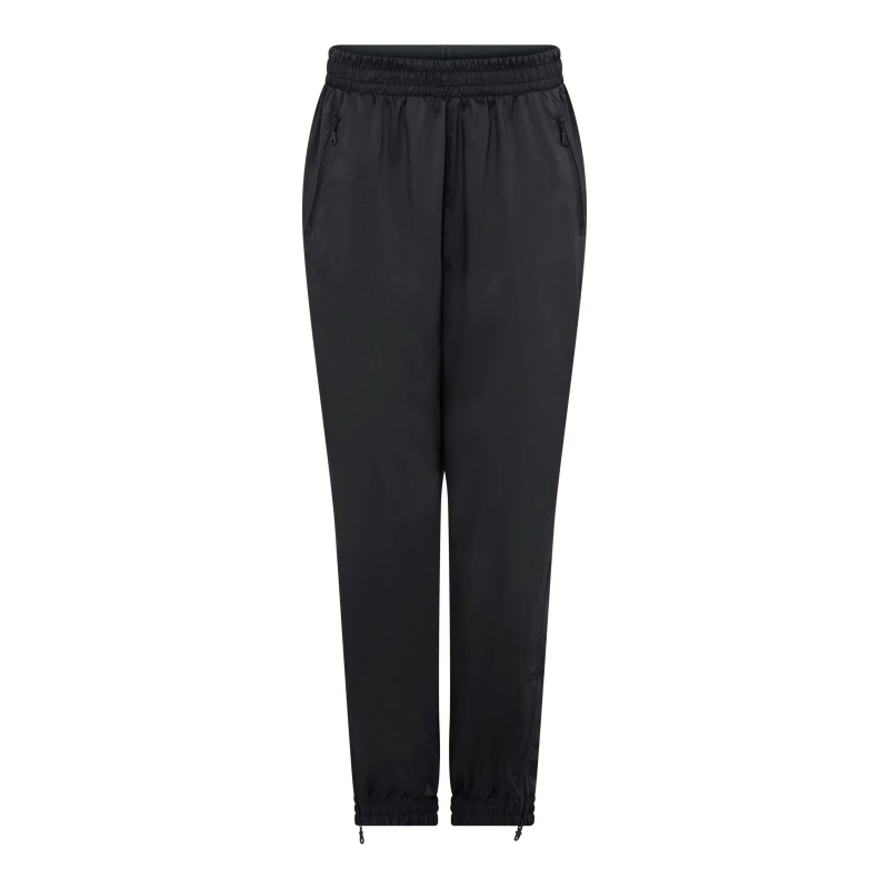 Image of Girlfriend Collective Womens Summit Closed Hem Woven Tracksuit Joggers Black female 8 (XS)