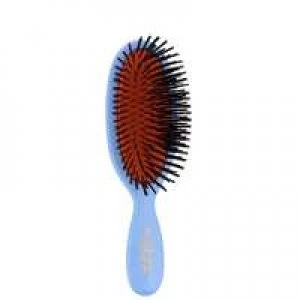 image of Mason Pearson Pure Boar Bristle Child's Brush Blue