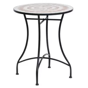 Image of Outsunny 60cm Mosaic Round Bistro Table