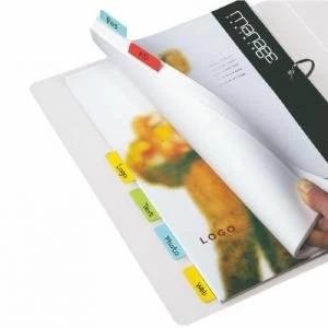 image of Index Tabs Self Adhesive 40mm Asstd Pack of 48