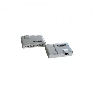 Image of Lindy 42802 interface hub 12 Mbps Grey