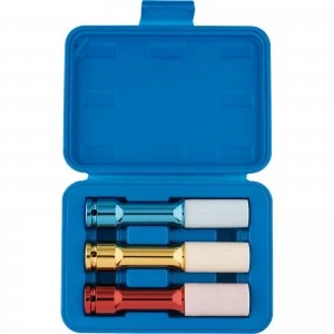Image of Draper 3 Piece 1/2" Drive Deep Wheel Nut Socket Set for Alloy Wheels 1/2"