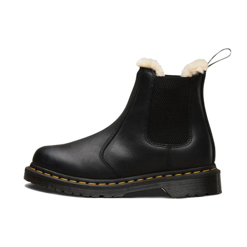 Image of Dr. Martens 2976 Leonore Fur Lined Winter Boots Black EU42 Women