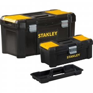 image of Stanley 2 Piece Essential Tool Box Set