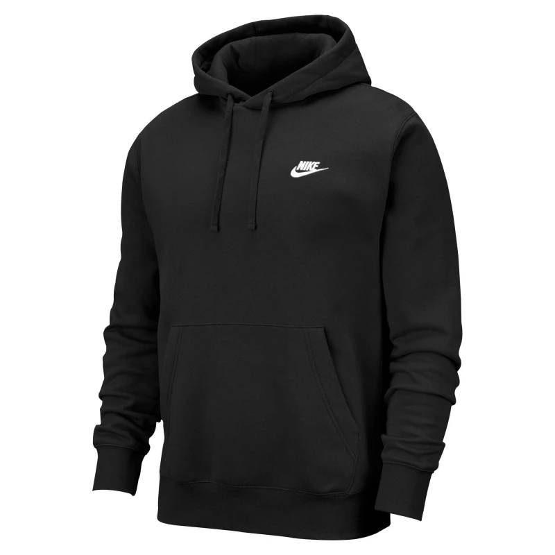 Image of Nike Sportswear Club Fleece Pullover Hoodie Mens Black male S