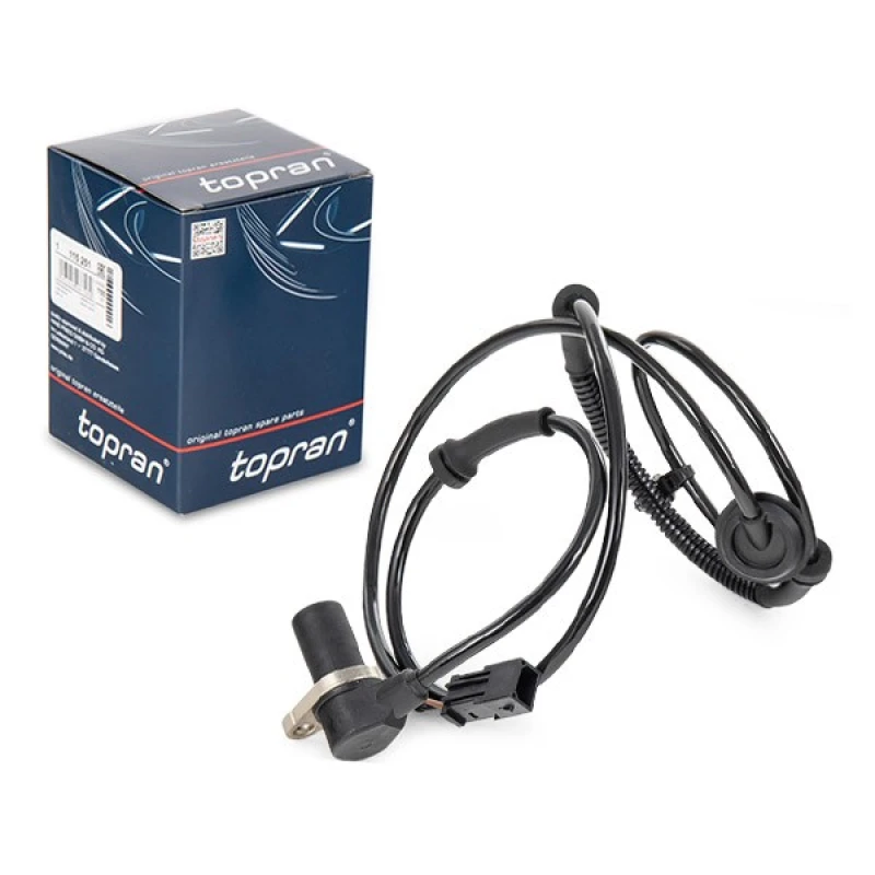 Image of TOPRAN 115 251 ABS Sensor with rubber grommet Sensor,wheel speed (412)