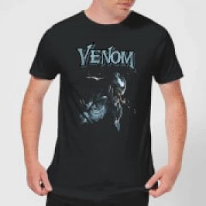 Image of Venom Profile Mens T-Shirt - Black - XXL