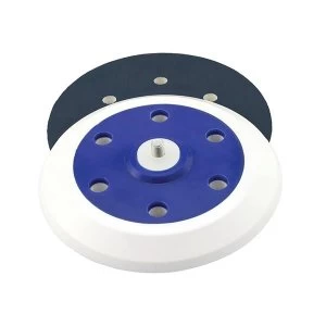 Image of Flexipads World Class Dual Action Sander Pad 150mm GRIP 6 Holes 5/16 UNF Foam Layer