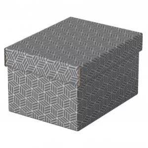 image of Storage Box Home Size S 3Pcs Grey