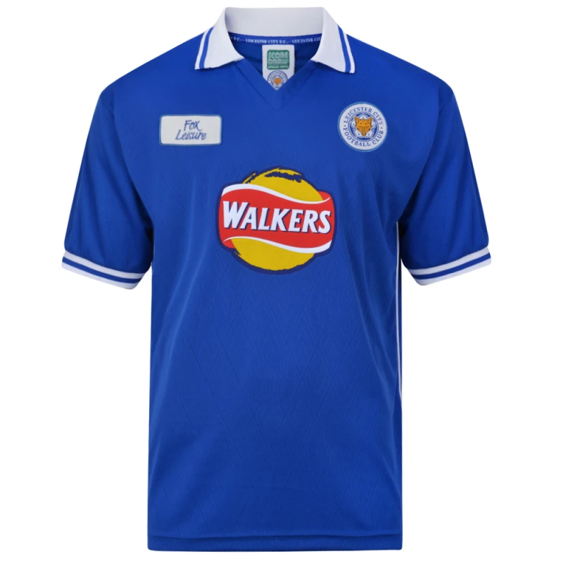Image of Score Draw Leicester City 2000 shirt LEIC00HPYSS-S S Mens Sportswear
