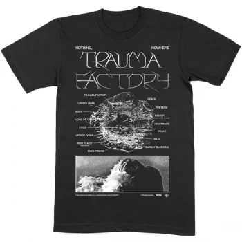 Image of Nothing,Nowhere - Trauma Factor V.2 Unisex Large T-Shirt - Black