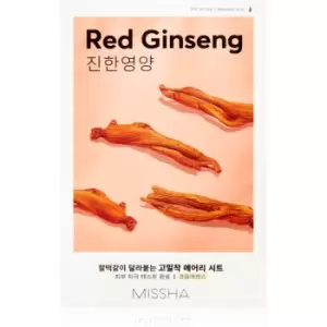 image of Missha Airy Fit Red Ginseng Moisturising and Revitalising Sheet Mask 19 g