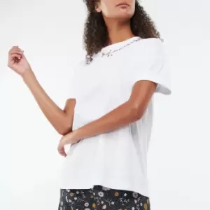 Image of Barbour Womens Cranmoor T-Shirt - White - UK 12