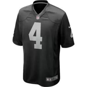 image of Nike Nfl Las Vegas Raiders D Carr 4 Jersey Home, Black Las Vegas Raiders, Male, T-Shirts, 67NM-ORGH-8DF-2NA