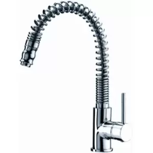 image of Reginox Chrome Single Lever Flexible Kitchen Mixer Tap - Camaya