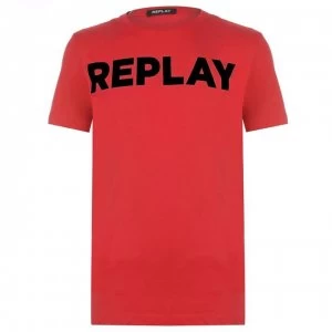 Image of Replay Tee - Tomato Red