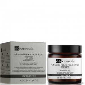 Image of Dr Botanicals Pomegranate Noir Advanced Natural Facial Scrub For Men 50ml