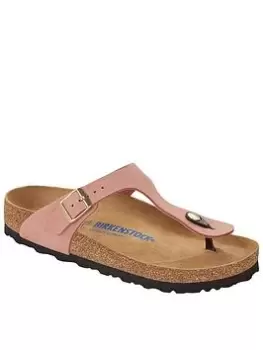 image of Birkenstock Gizeh Sfb Sandal - Pink, Size 4, Women