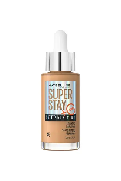 image of Maybelline Super Stay up to 24H Skin Tint Foundation + Vitamin C 45