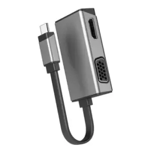 Image of ALOGIC ULCVGHD-SGR interface hub USB 3.2 Gen 1 (3.1 Gen 1) Type-C...
