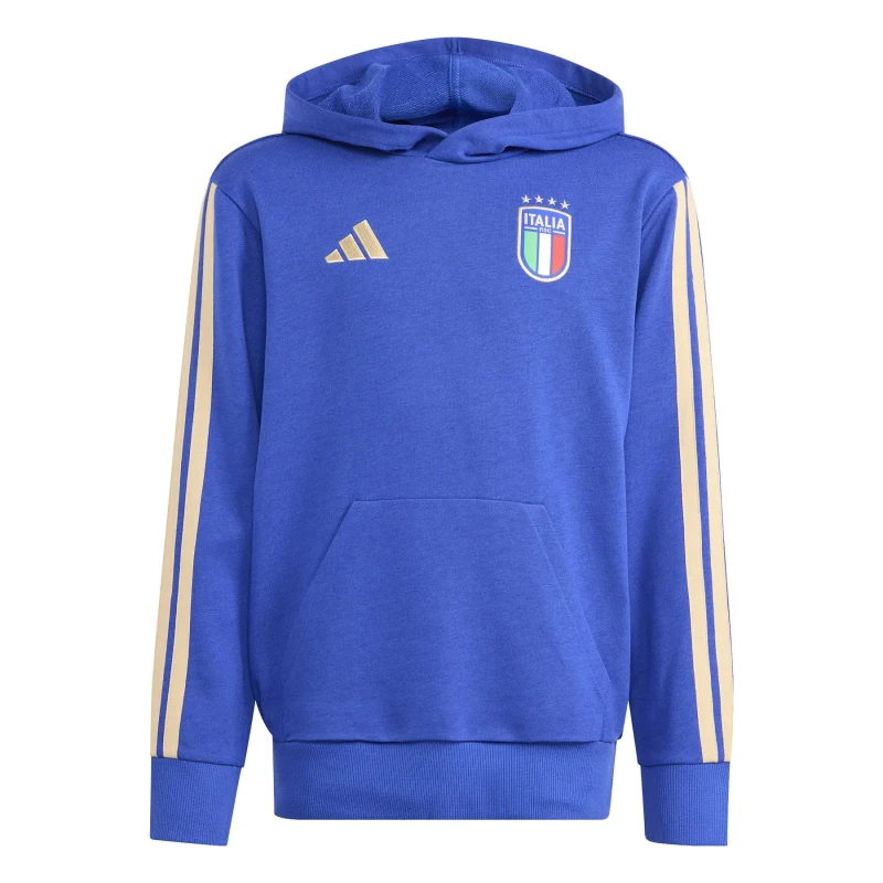 Image of Adidas Child's hoodie Italy DNA Coupe du Monde 2026 Bleu Unisex 9/10 ans