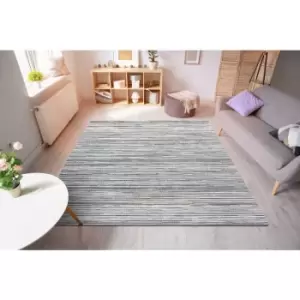 Image of Mastercraft - Brighton 98122 6001 Blue Ivory 60cm x 110cm Rectangle - Blue and Ivory