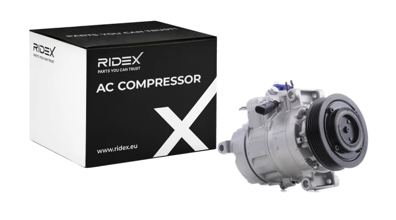 Image of Air conditioning compressor RIDEX 447K0282