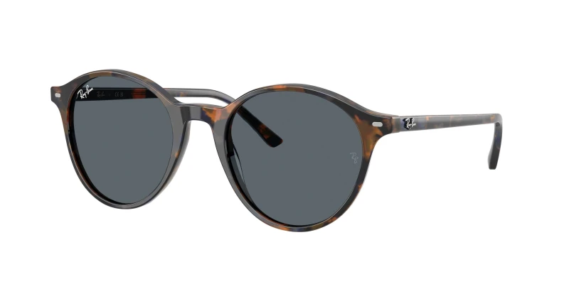 Image of Ray - Ban Unisex Ray - Ban RB2230 BERNARD 1356R5 Sunglasses Acetate Yellow Blue Pantos Normal Yellow Sunglasses Unisex Acetate